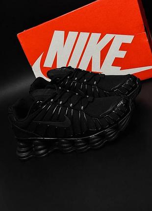 Nike shox tl унісекс | стильні спортивні кросівки чорні, мужские/женские кросовки