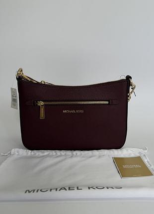 Оригінальна сумка michael kors jet set item merlot натуральна шкіра