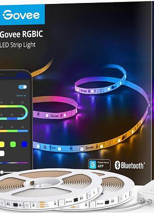 Светодиодная лента govee rgbic h61473d2de 20 м, синхронизация музыки, управление сегментами, 2 рулона по 10 м