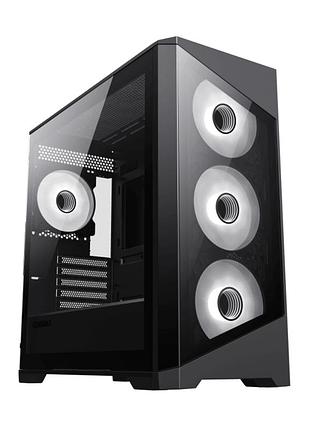 Корпус для компьютера miditower gamemax destroyer tgb без бп черный