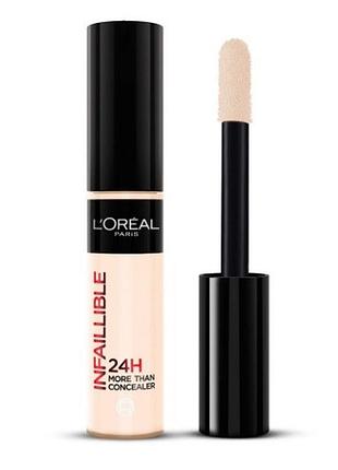 Консилер багатофункціональний для обличчя l`oréal paris infaillible more than concealer 324 oatmeal, 11 мл