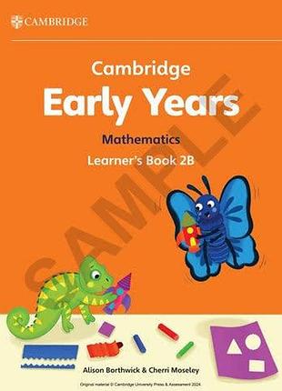 Cambridge early years mathematics 2b learner's book