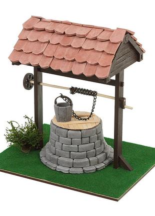 Керамічний конструктор з міні цеглинок "medieval well" колодязь