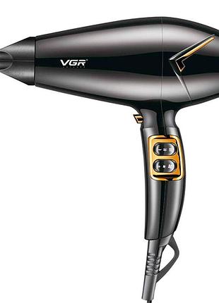 Фен vgr v-423, профессиональный, 2200 вт, ионизация, 3 режима нагрева