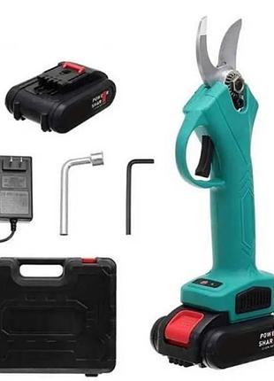 Секатор акумуляторний domotec 68v в кейсі, 2 акумулятори