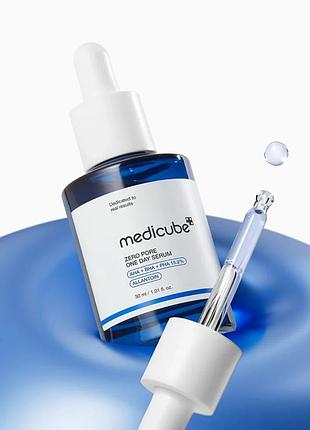 Сыворотка с кислотами для сужения пор medicube zero pore one day serum 30 ml
