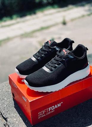 Чоловічі кросівки puma — легкі літні кросівки унісекс кросівки для жінок чорні
