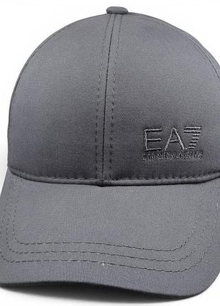 Бейсболка e.a.g. мужская серая коттоновая с закрытым затылком flex fit весна-лето размеры 56 58 60