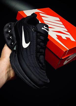 Чоловічі кросівки nike air max dn shox black /чорні зручні кросовки найк/жіночі/молодіжні