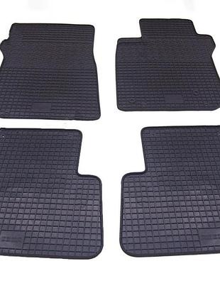 Коврики в салон toyota land cruiser prado j120 (резиновые, комплект 4 шт.)