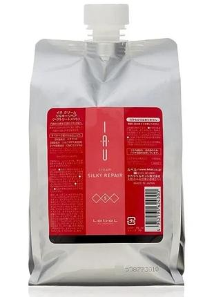Аромакрем для зміцнення волосся lebel iau cream silky repair 1000 мл
