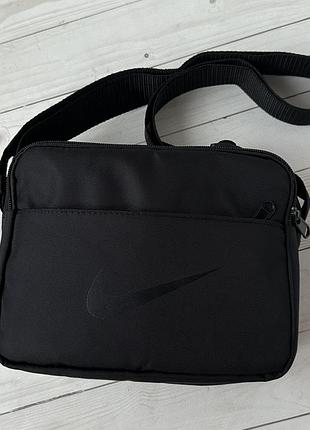 Текстильна горизонтальна сумка на два основні відділи nike