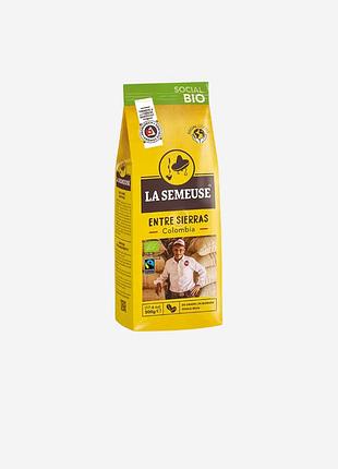 Органічна кава у зернах la semeuse entre sierras colombia bio, 500 г, швейцарія