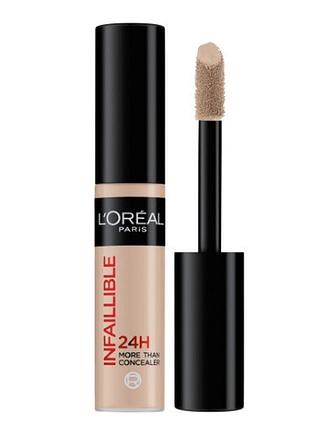 Консилер багатофункціональний для обличчя l`oréal paris infaillible more than concealer 325 bisque, 11 мл