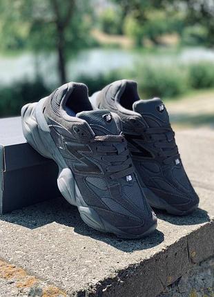New balance 9060 | чоловічі/жіночі  кросівки | стильні та комфортні | новинка  темно сірого кольору