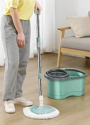 Комплект для прибирання відро зі шваброю speed 8 clean expert mop set and ly-911