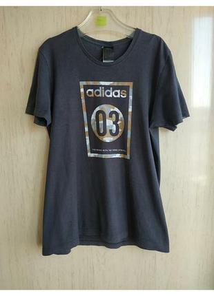 Футболка adidas pозмір m/46 бавовна