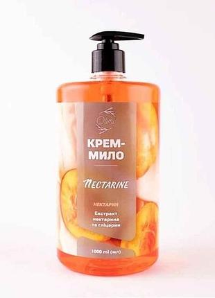 Крем-мило рідке 1л нектарин тм olimi