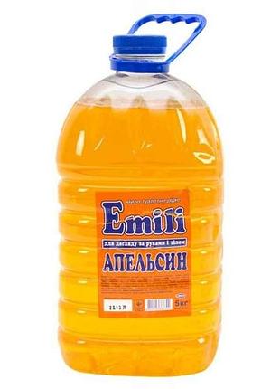 Мыло жидкое 5л апельсин тм emili