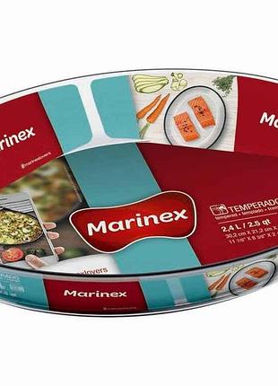 Форма д/запікання скл. овал. 2,4л 6345 тм marinex