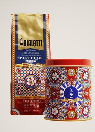 Подарочный набор bialetti x dolce&gabbana perfetto moka irresistibile, 200 г + банка