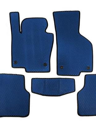 Коврики eva (синие) для volkswagen passat b6 2006-2012 гг