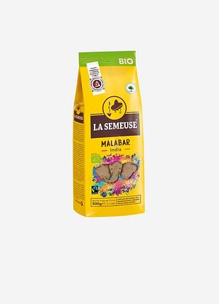 Органический кофе в зернах la semeuse malabar india bio, 500 г, швейцария