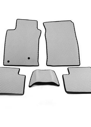 Коврики eva (2 ряда, серые) для toyota land cruiser prado 120 2002-2009 гг