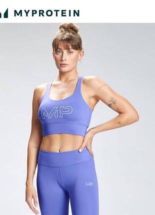 Ніжно-фіолетовий спортивний топ від  my protein  розмір s