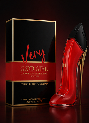 Жіноча парфумована вода carolina herrera very good girl (вері гуд герл) 80 мл