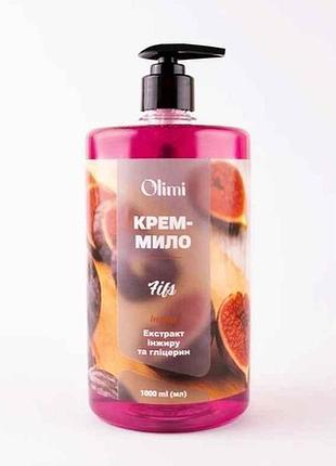 Крем-мило рідке 1л інжир тм olimi