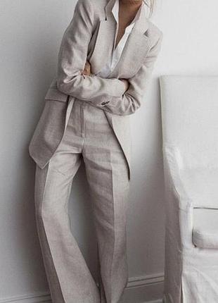 Розкішні лляні брюки s max mara
