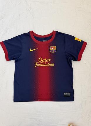 Оригінальна дитяча футболка nike фк барселона (3-4 роки, зріст 96-104)
