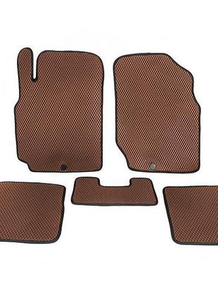 Коврики eva (коричневые) для nissan almera b10 classic 2006-2012 гг