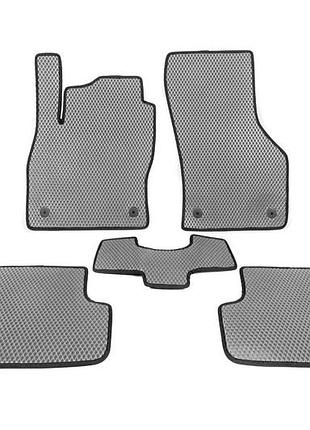 Коврики eva для golf 7 (серый) для volkswagen golf 7/e-golf 2012-2020 гг