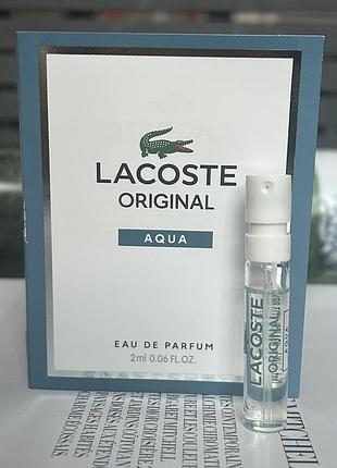 Оригинал пробник lacoste original aqua lacoste fragrances