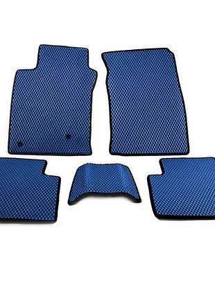 Коврики eva (2 ряда, синие) для toyota land cruiser prado 120 2002-2009 гг