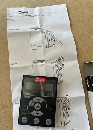 Панель управления danfoss lcp с потенциометром 132b0101 (новая) 3