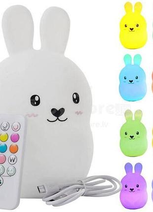 Нічник nice dream rgb акумуляторний з пультом, таймер, usb-c