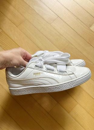 Кросівки білі puma на стопу 24,5 см