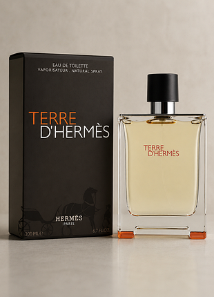 Туалетна вода для чоловіків hermes terre d'hermes, 100 мл ермес