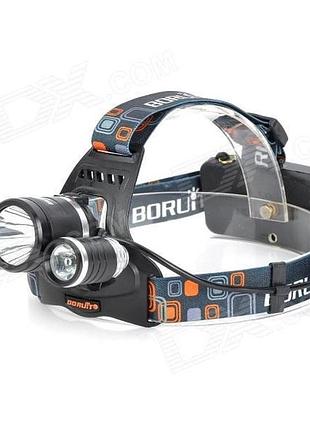 Налобний ліхтарик з захистом від вологи police 3000-t6+2xpe, яскравий світлодіодний потужний ліхтар lo-40