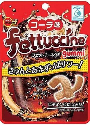 Bourbon fettuccine gummy cola желейки зі смаком коли, 50 г