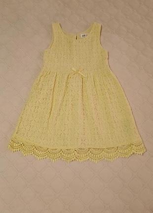 Платье h&amp;m на 4-6 лет