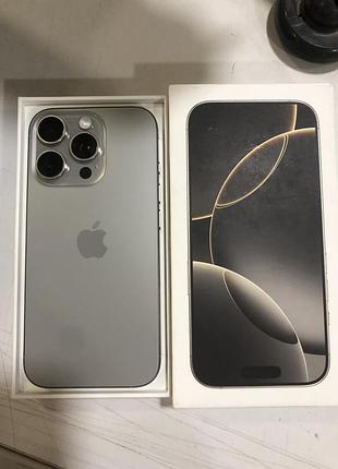Iphone 16 pro 256gb esim natural titanium стан нового