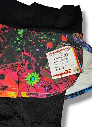 Спортивные леггинсы с разноцветными шортами margarita, р.м