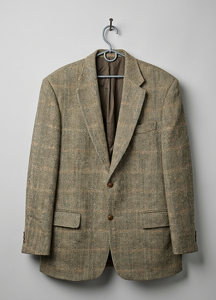 Мужской шерстяной пиджак barutti / harris tweed
