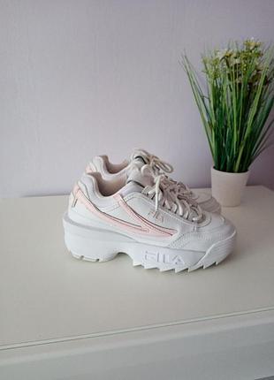 Кроссовки fila 35 размер кожаные