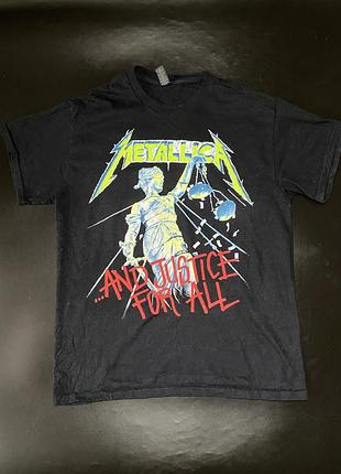 Футболка metallica and justice fir all 2025