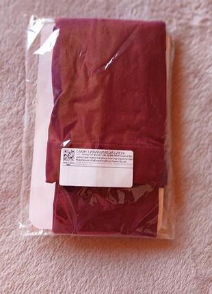Колготки бордо/марсала one size 80 den